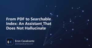 From PDF to Searchable Index: An Assistant That Does Not Hallucinate