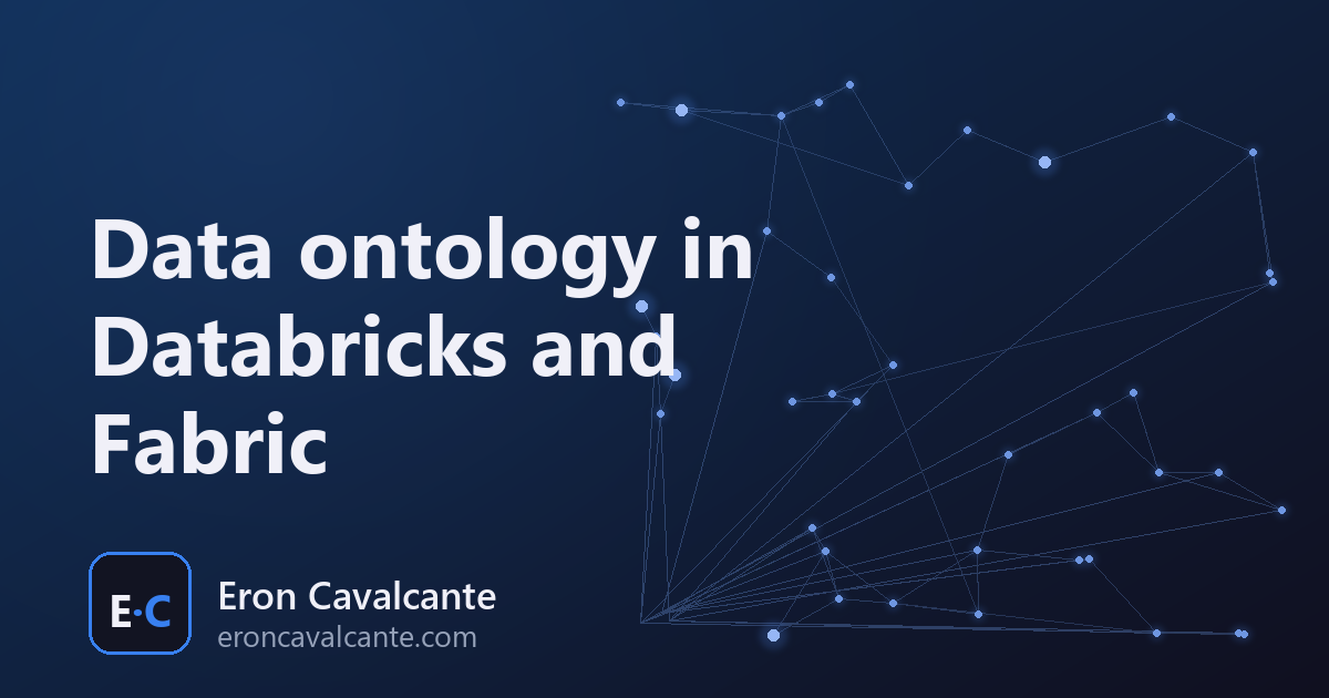 Cover: data ontology in Azure Databricks and Microsoft Fabric