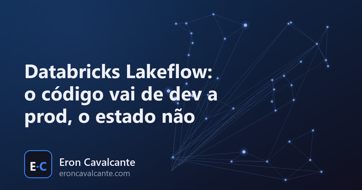 Databricks Lakeflow: o código vai de dev a prod, o estado não