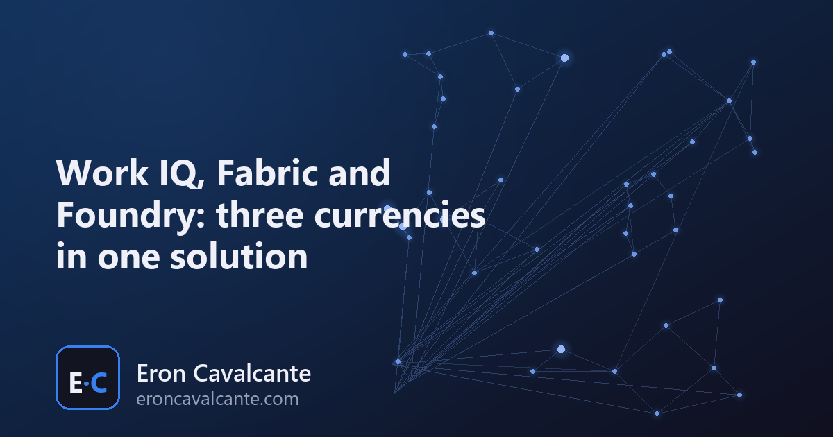 Work IQ, Fabric and Foundry: three currencies in one solution